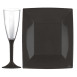 Vaisselle Jetable Extra Dur Noire 
